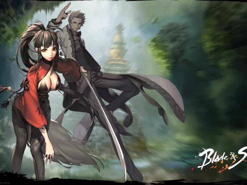 blade and soul, девушка, парень