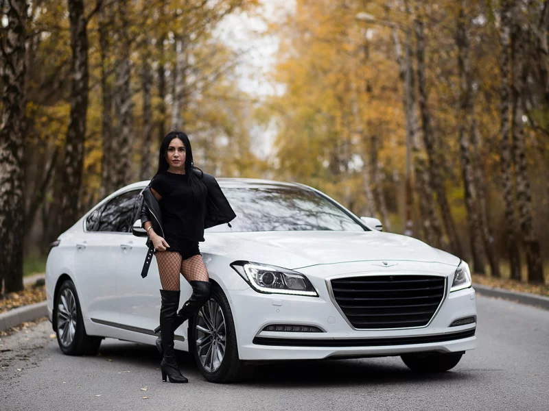 машина, автомобиль, девушка