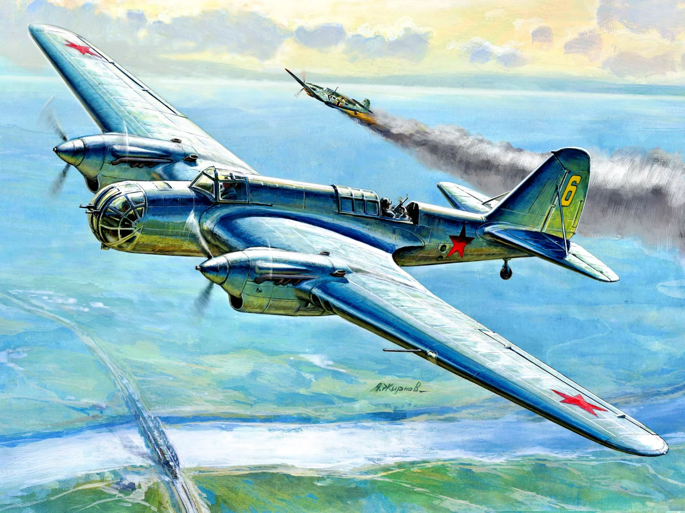 самолёт, сб2, бомбардировщик, советский союз
