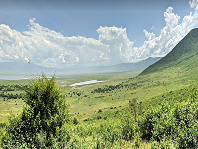 фото, природа, кратер нгоронгоро, гора, небо