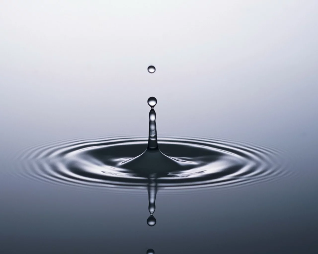вода, капля