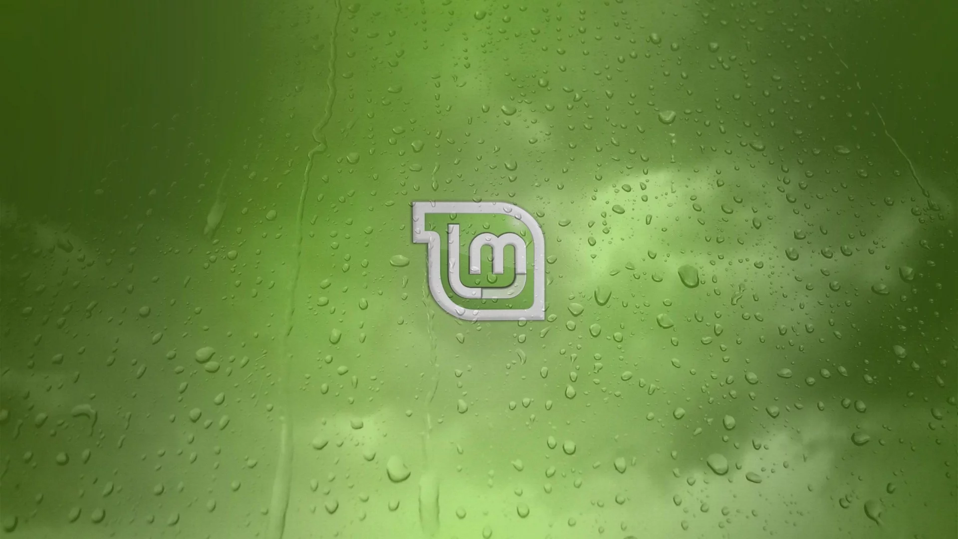 компьютер, фон, операционная, система, линукс, минт, мята, linux, mint, высокие, технологии, логотип, капли
