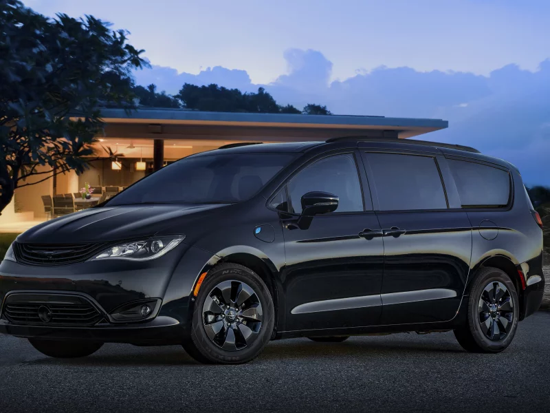 автомобиль, машина, чёрный, крайслер, пацифика, chrysler, pacifica, гибрид, hybrid