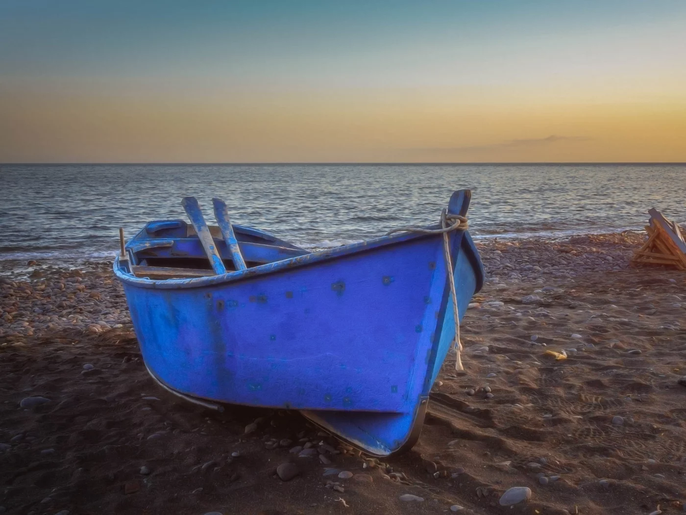 берег, моря, лодка