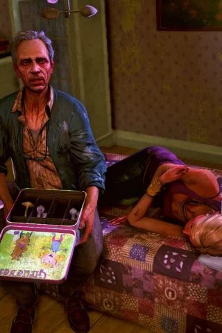 far cry 3, игра, скрин, доктор, дейзи, дом, кровать