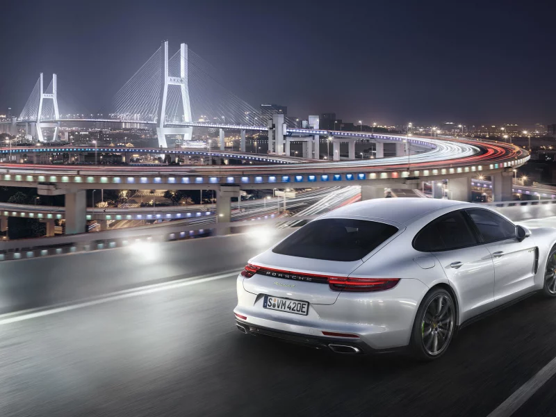 автомобиль, машина, порше, панамера, porsche, panamera, гибрид, hybrid, город, мост