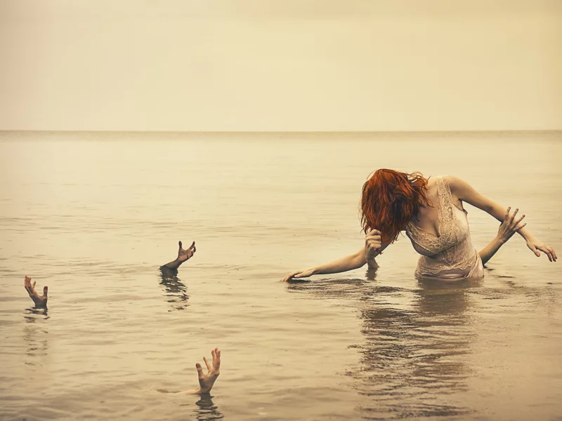 девушки, фигура, красивая, вода