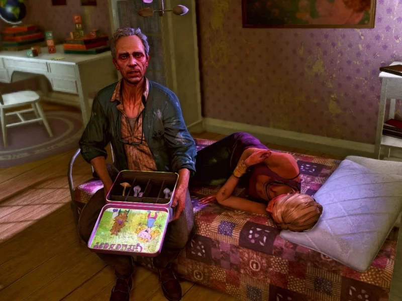 far cry 3, игра, скрин, доктор, дейзи, дом, кровать