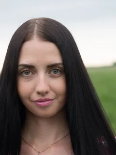 девушка, взгляд красивая