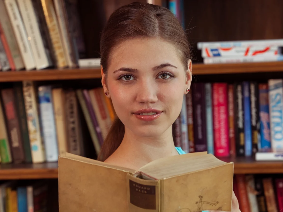 девушка, взгляд красивая