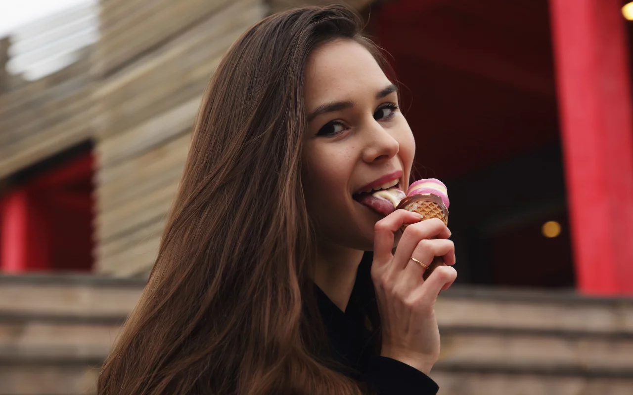 девушка, взгляд красивая