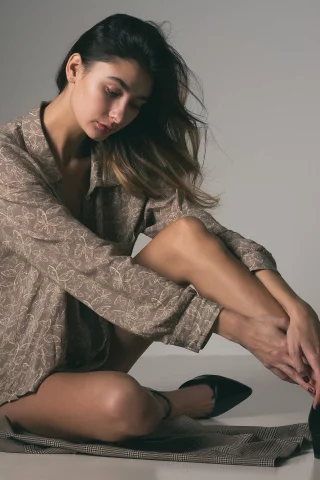 девушка, взгляд красивая