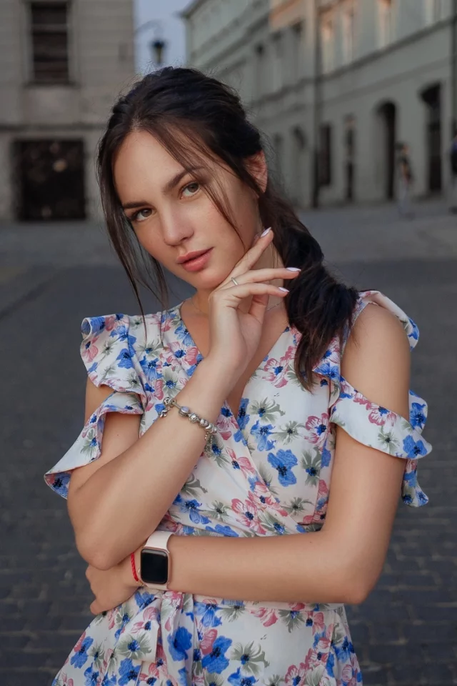 девушка, взгляд красивая