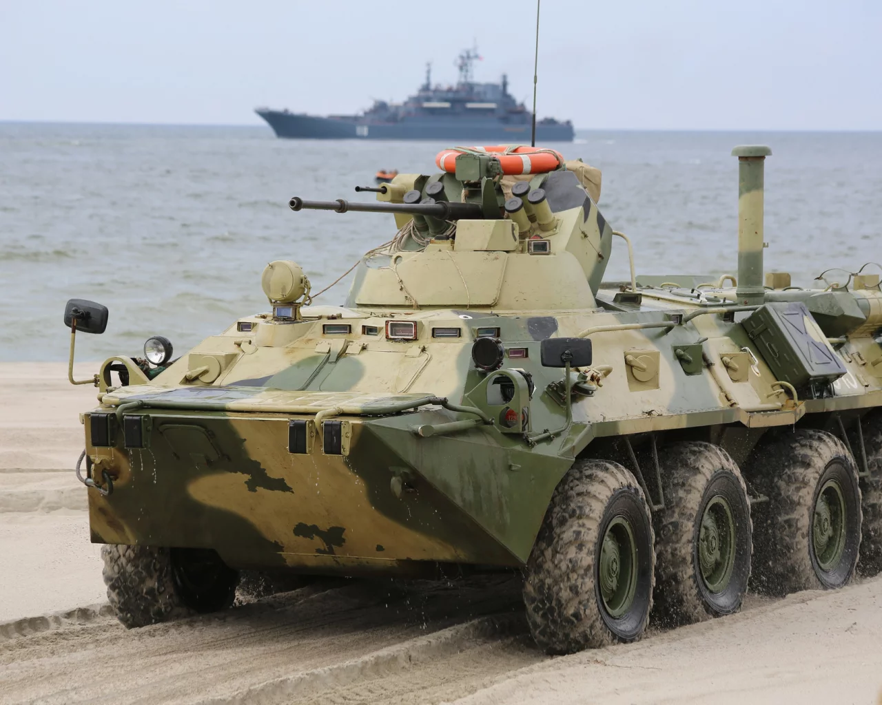 бтр80а, полигон