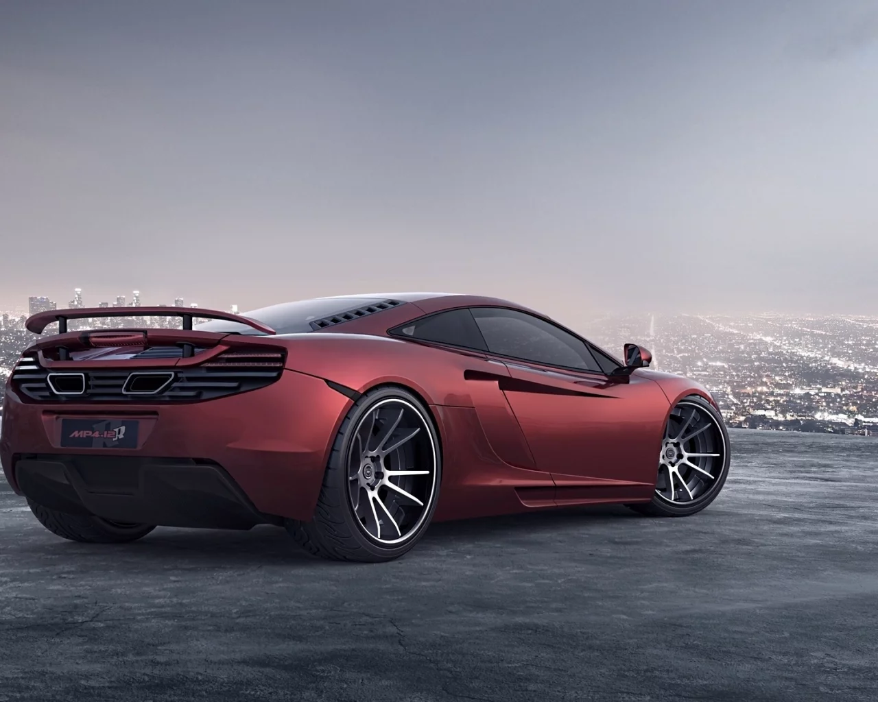 MCLAREN mp4 12c ночью