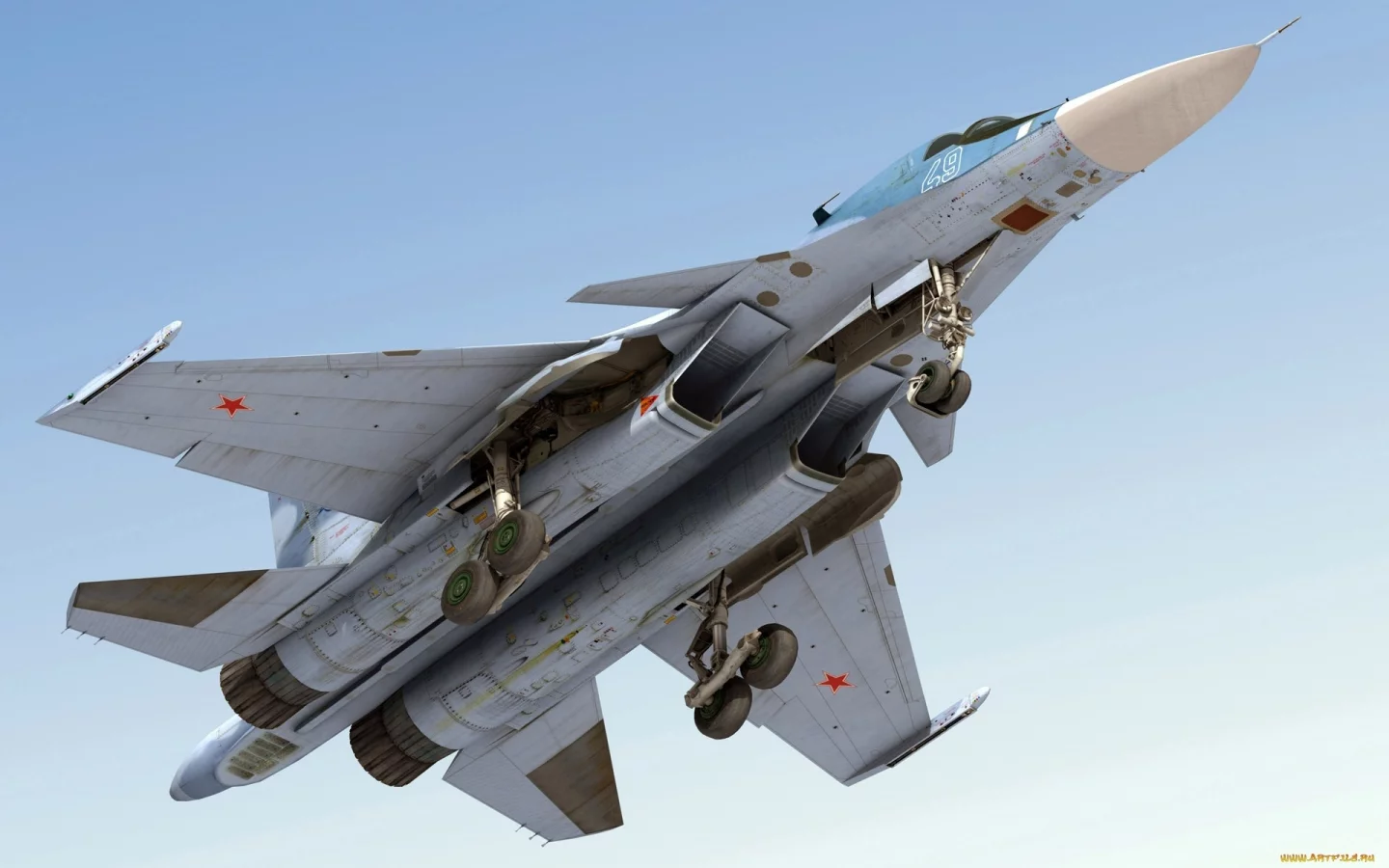 самолёт, бомбардировщик, су34