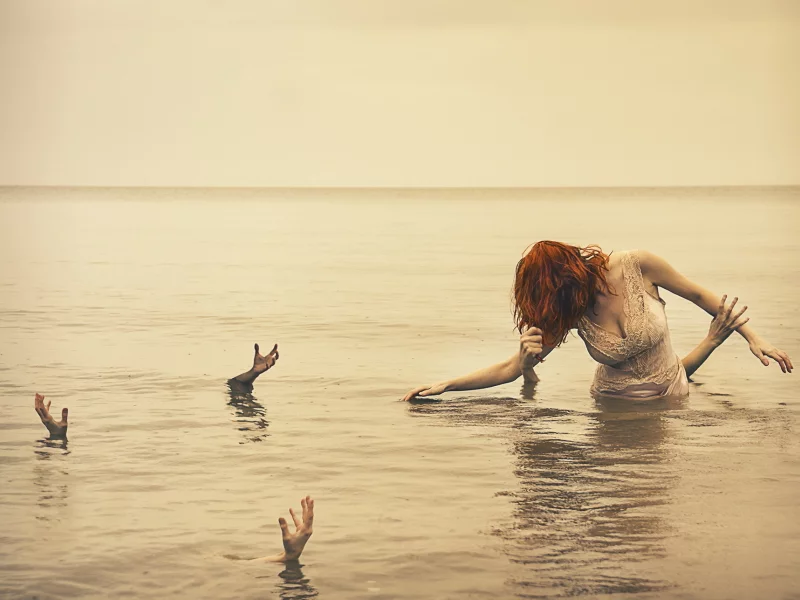 девушки, фигура, красивая, вода