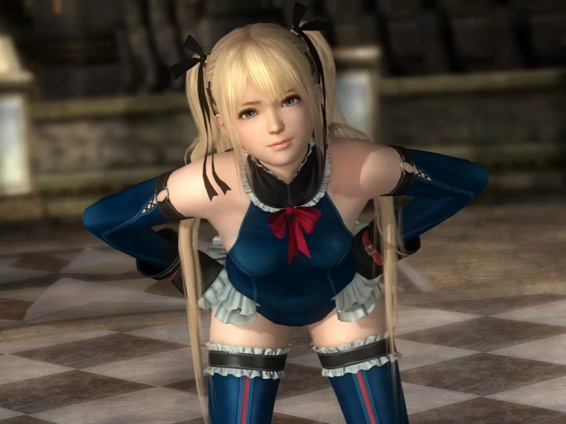 dead or alive, девушка, блондинка, косички