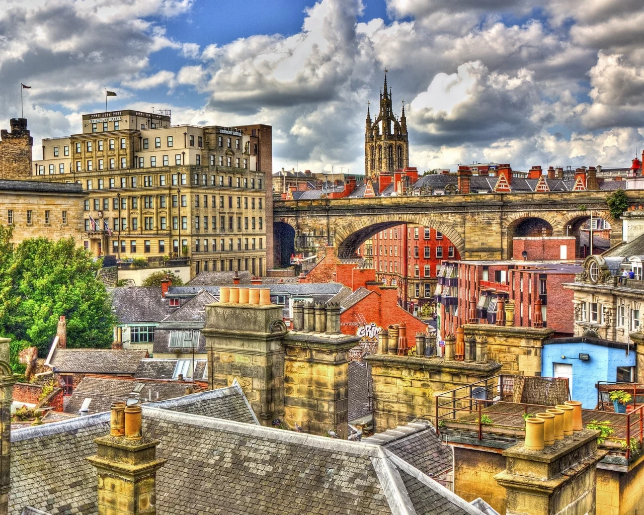 город, пейзаж