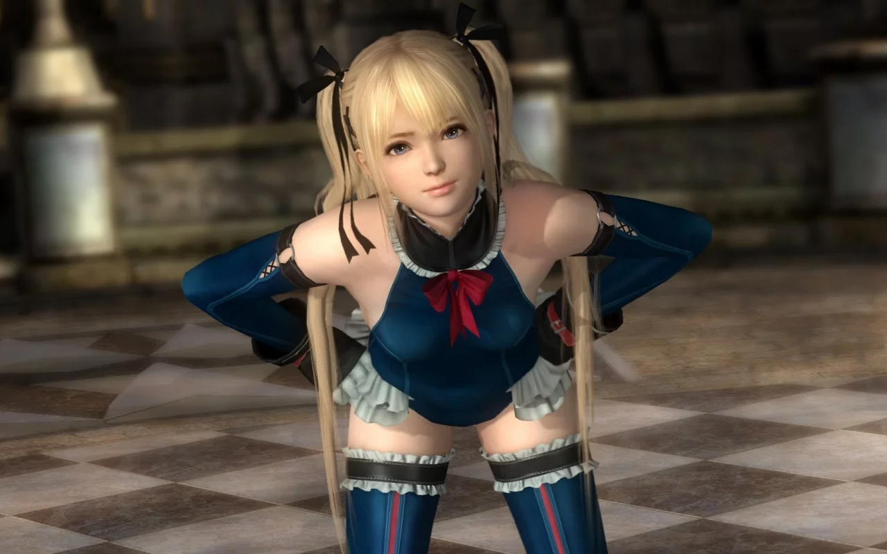 dead or alive, девушка, блондинка, косички