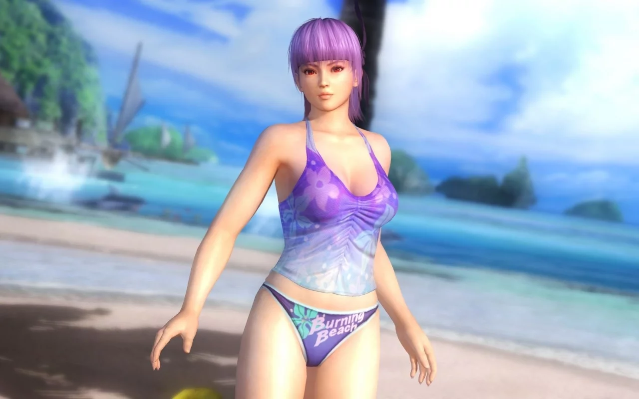 dead or alive, девушка, трусики, пляж