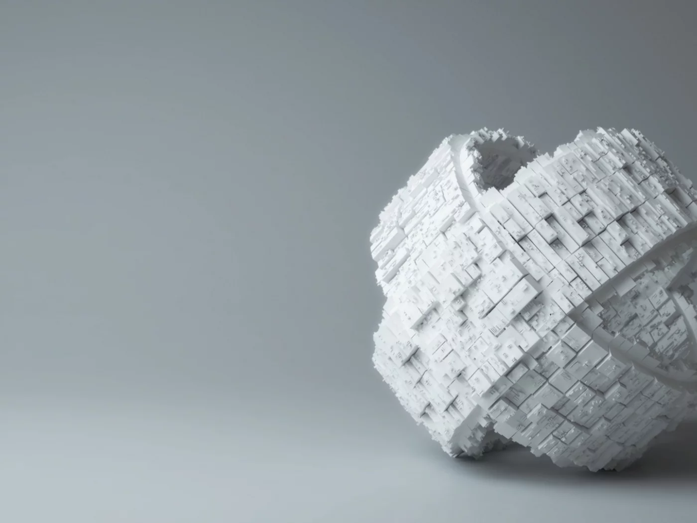 абстракция, 3d, модель, кольца