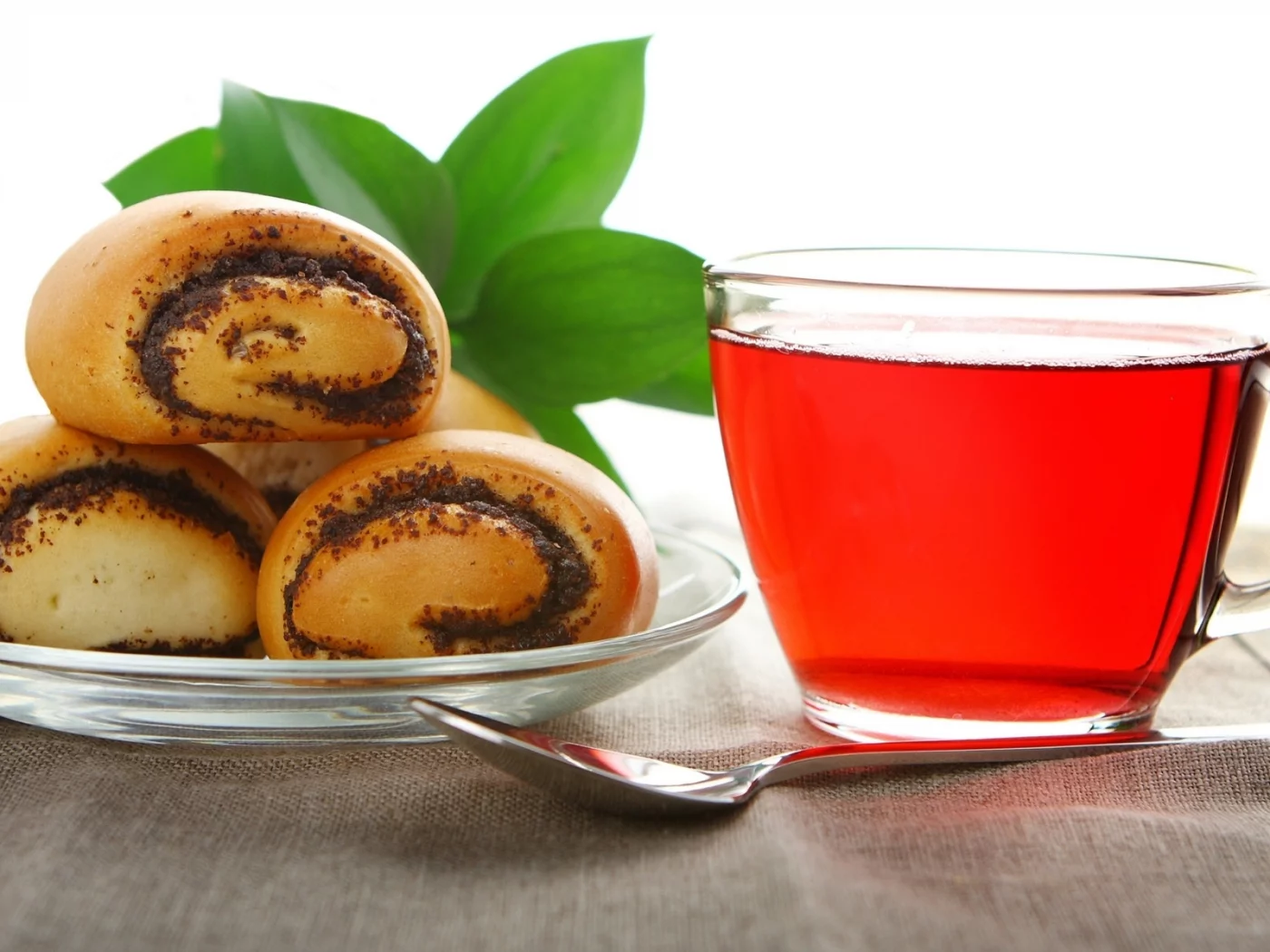 чай, булочки