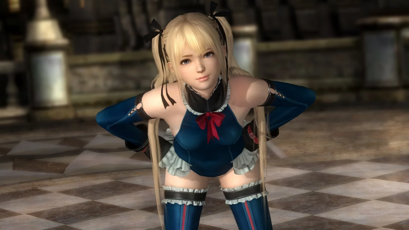 dead or alive, девушка, блондинка, косички