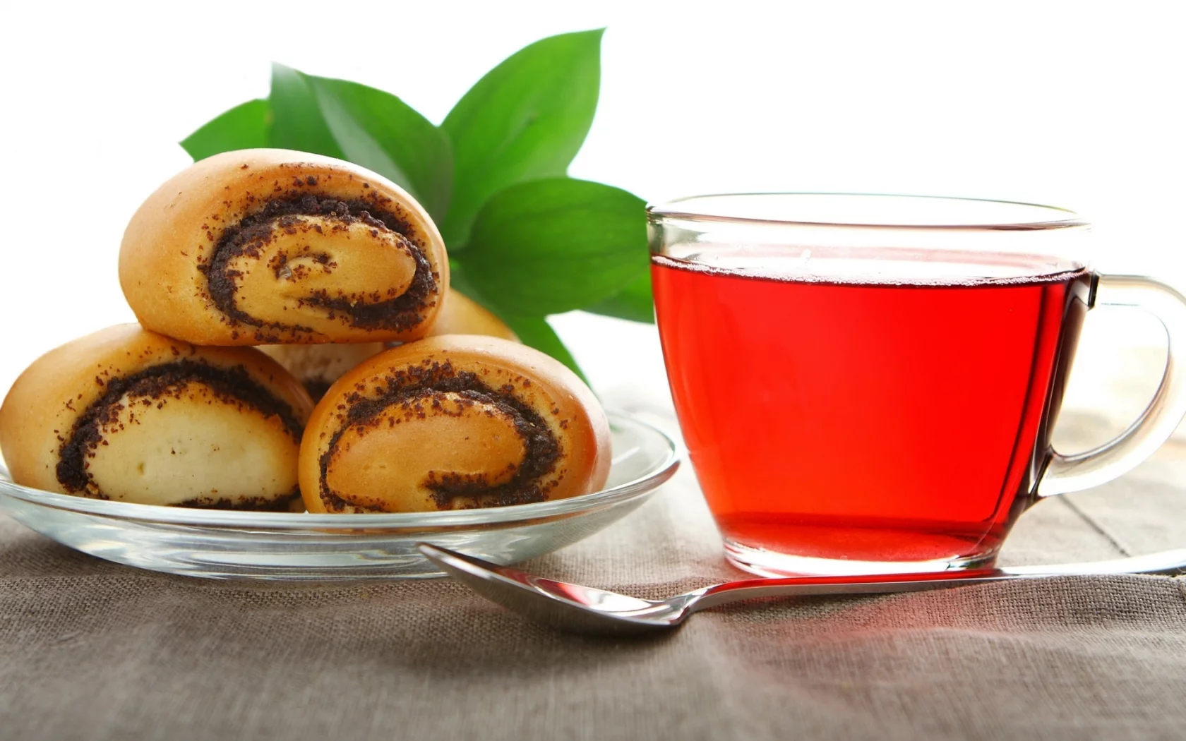 чай, булочки