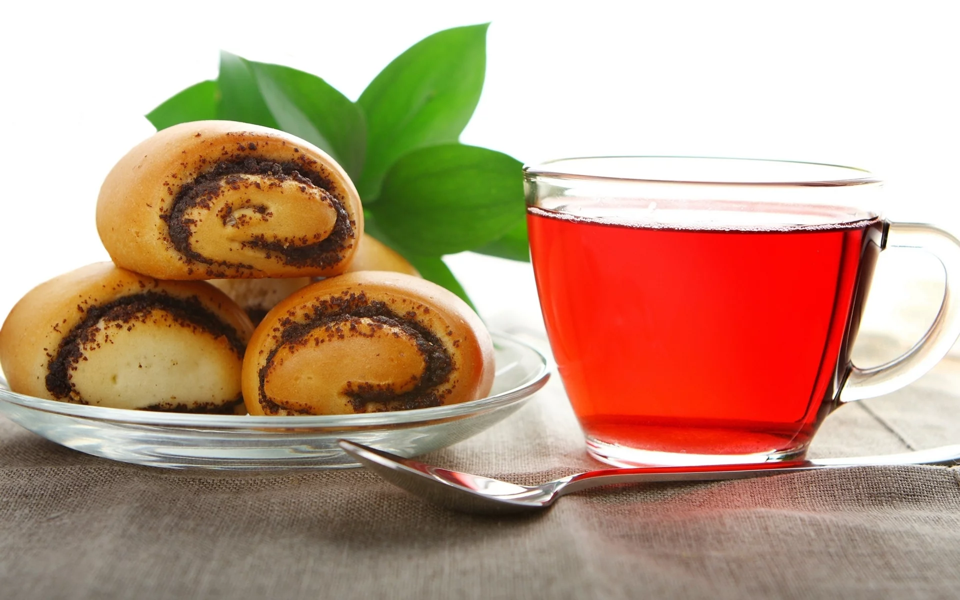 чай, булочки