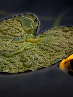 кувшинка, вода