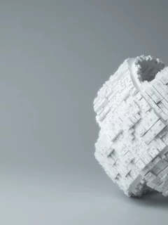 абстракция, 3d, модель, кольца
