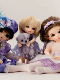 игрушки, фон, куклы