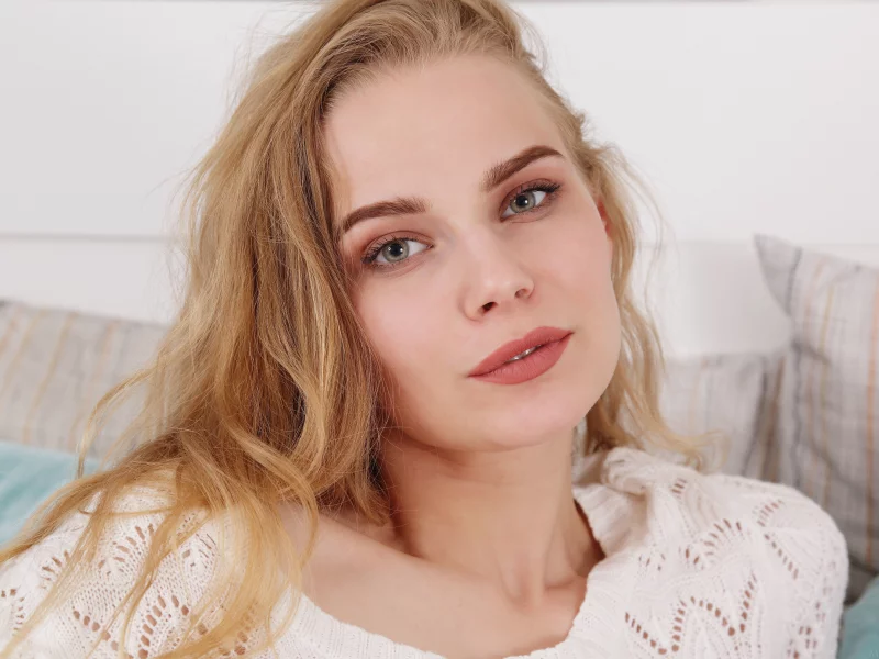 девушка, взгляд красивая
