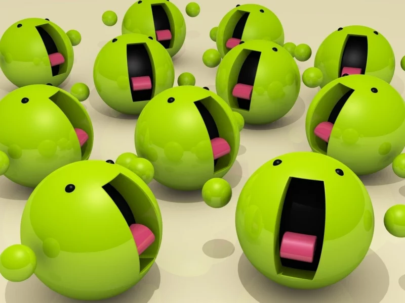 модели, 3d, группа, smiley