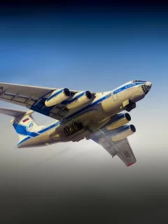 ил76, транспорт, самолёт