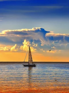 море, яхта