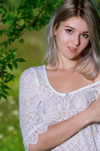 девушка, взгляд красивая