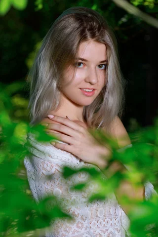 девушка, взгляд красивая