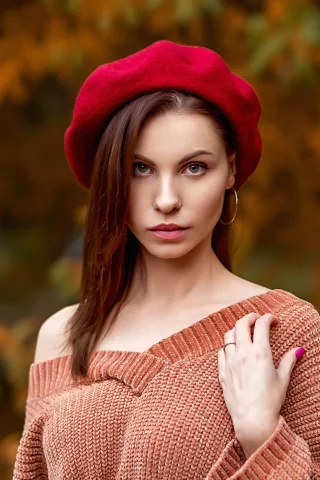 девушка, взгляд красивая