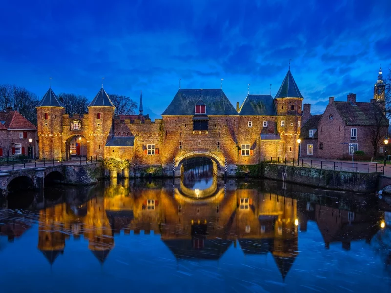 город, пейзаж, amersfoort