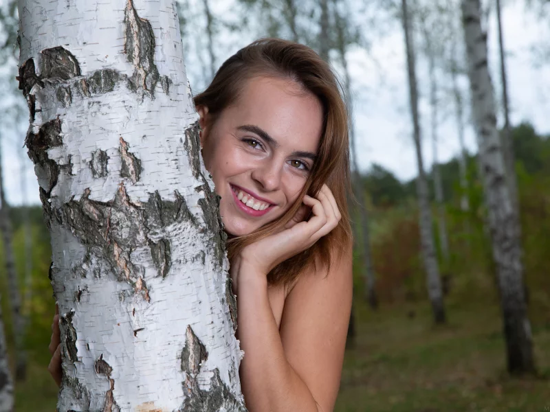 девушка, взгляд красивая