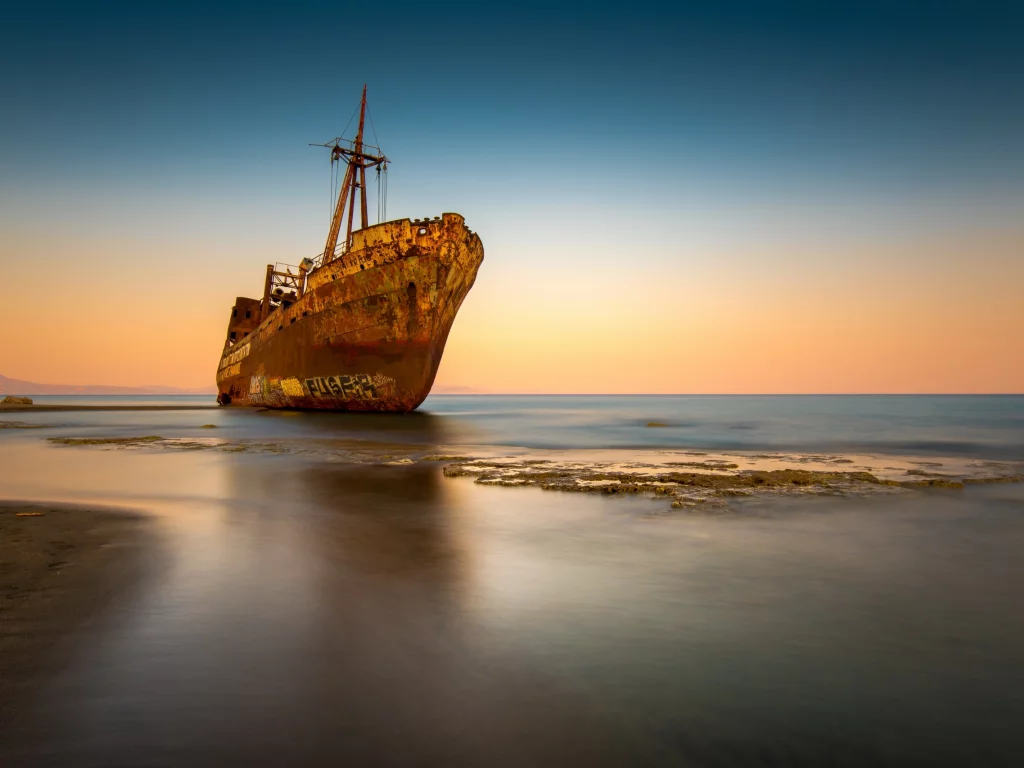 море, закат