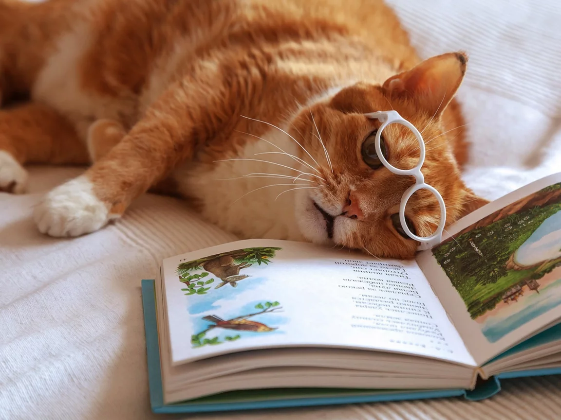 кот, книга