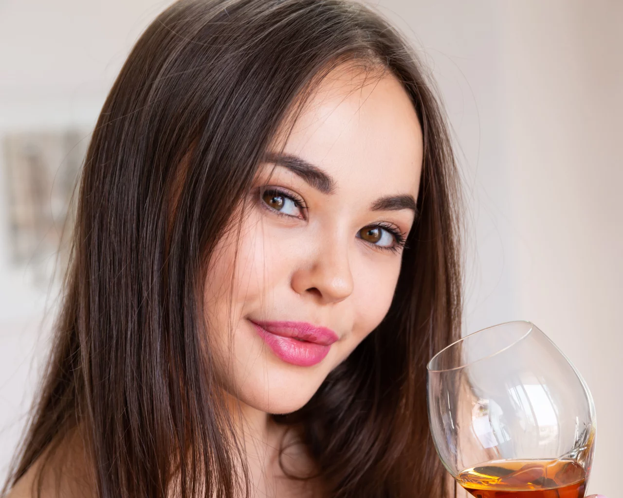 девушка, лицо, красивая