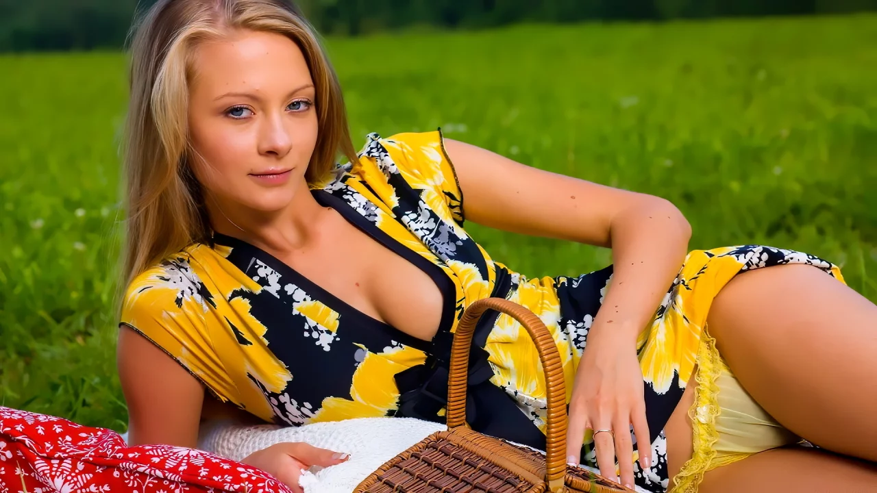 девушка, взгляд