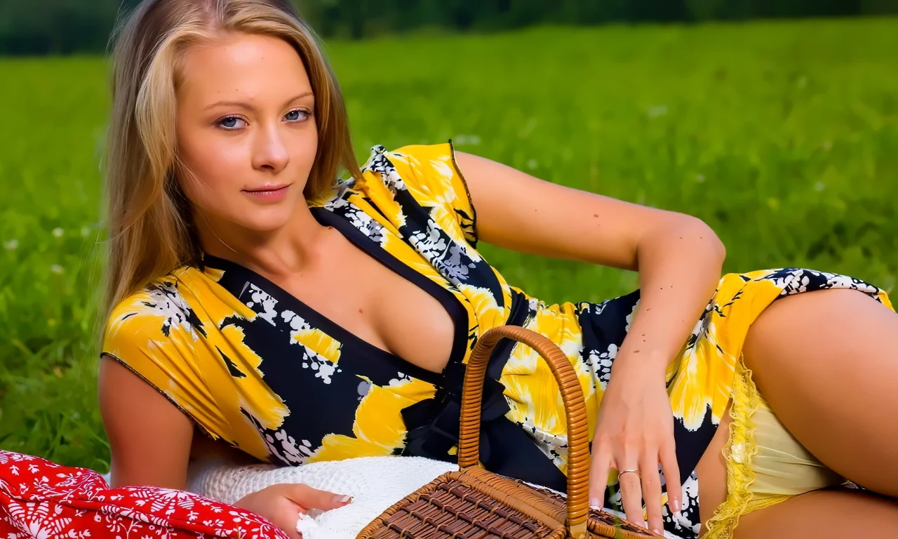 девушка, взгляд