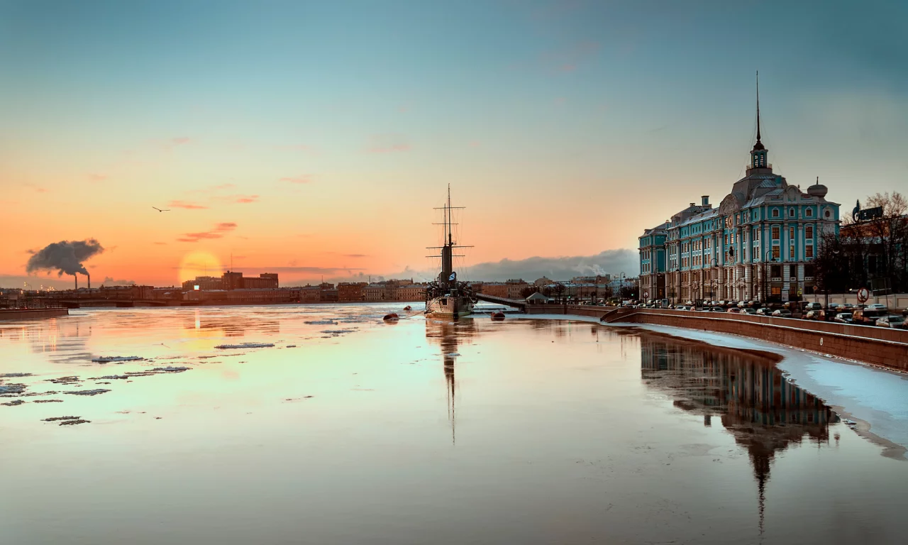 нева, спб, крейсер аврора
