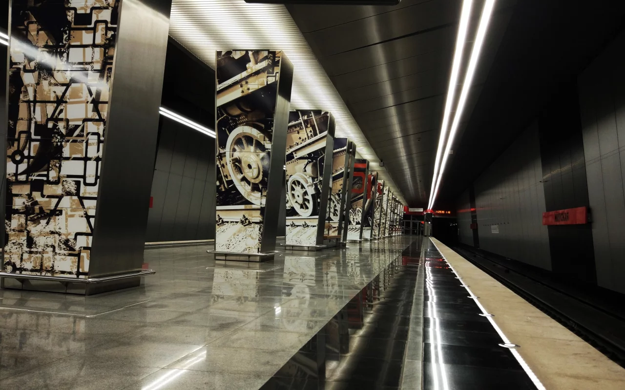 метро, станция, перспектива