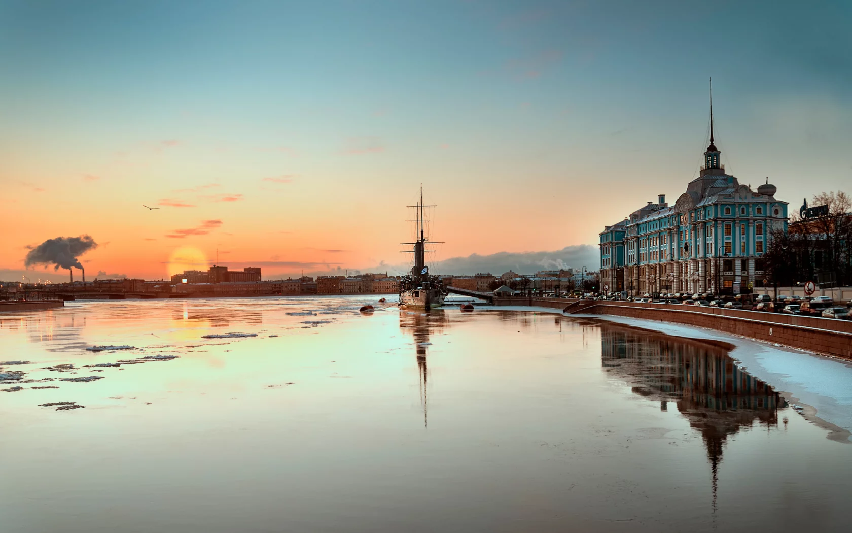 нева, спб, крейсер аврора